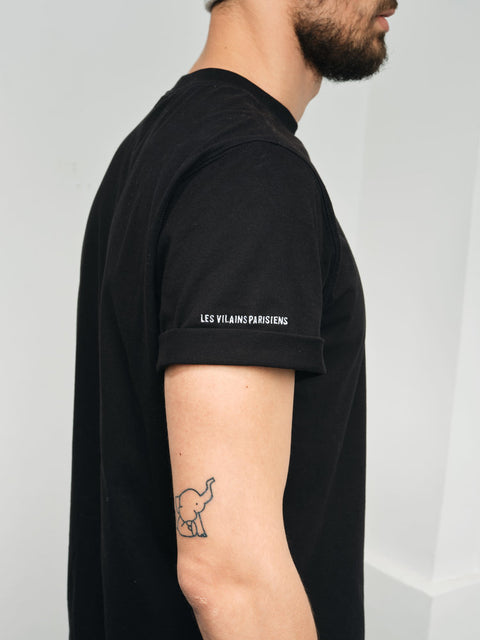 Black Cotton T-shirt