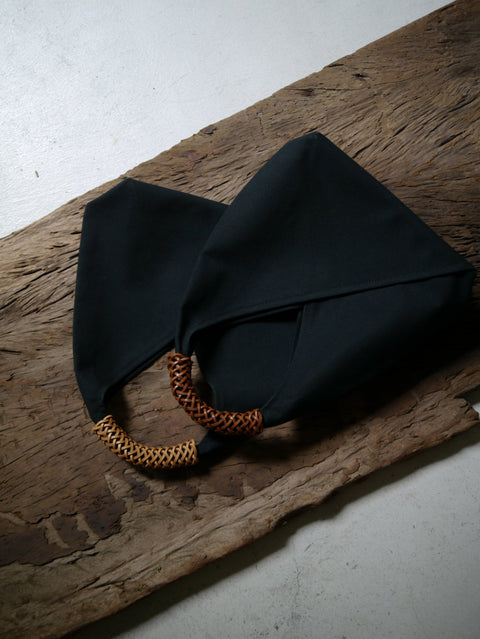 Small Woven Triangle Bag