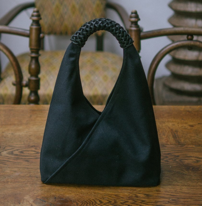 Woven Triangle Bag