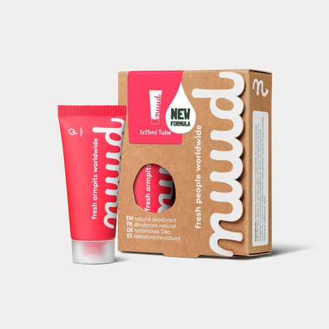 Nuud Care All-Natural Deodorant Starter Pack (Red) 15ml