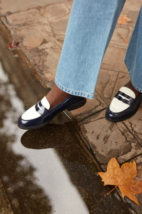 JACQUES NAVY LOAFER